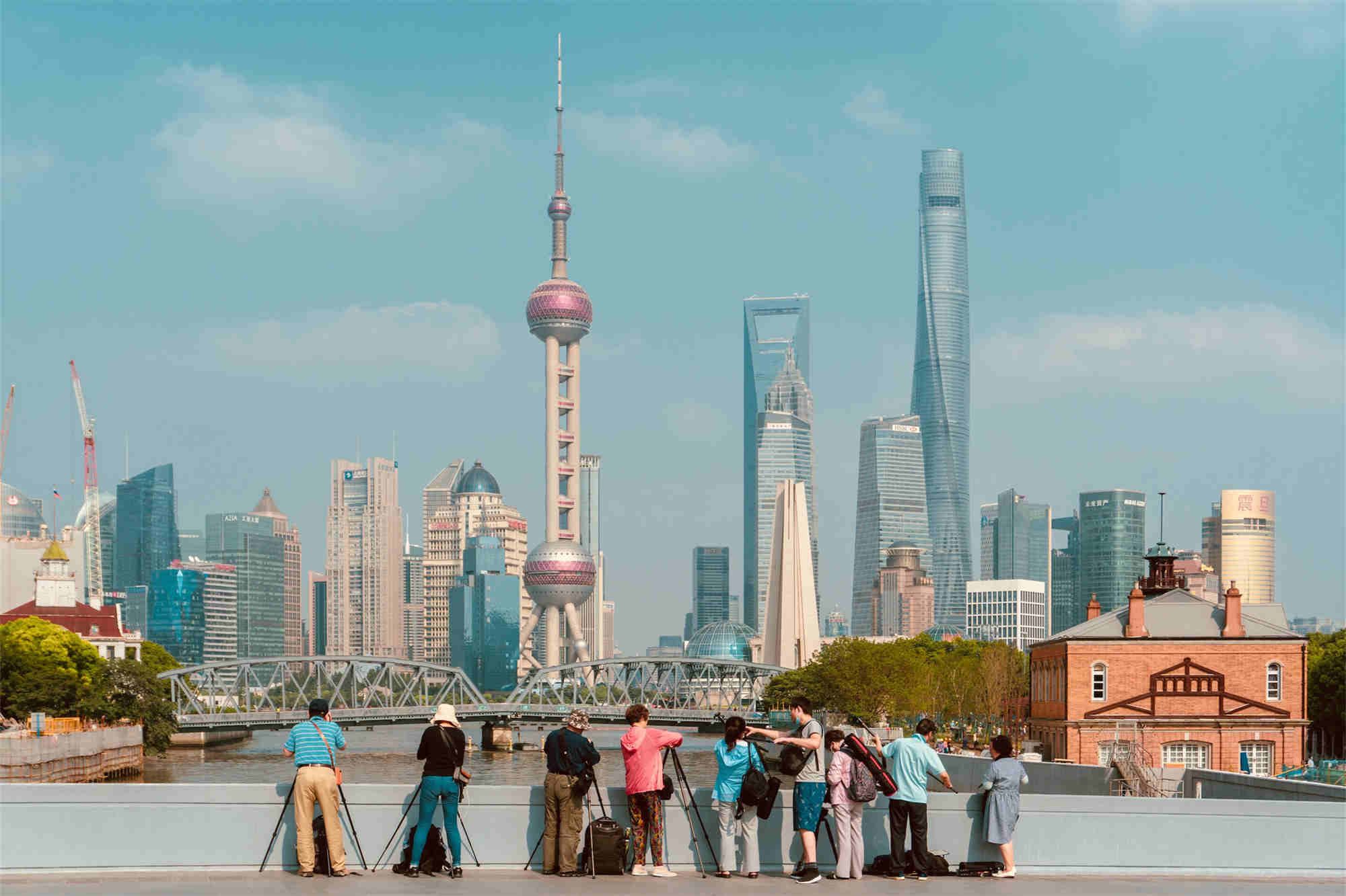 The bund Pudong new area Shanghai