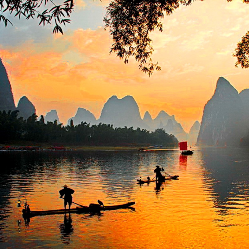Half-day Xingping Photographic Sunset tour with the Fisherman